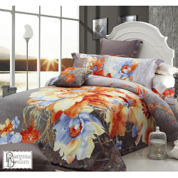 Комплект спално бельо КАЛИСТА Памучен сатен 